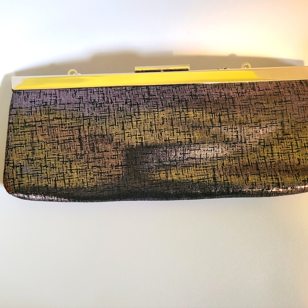 Calvin Klein chain/clutch w/mirror